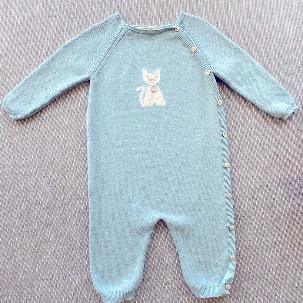 Pili Carrera layette collection one piece Sz 6 mo